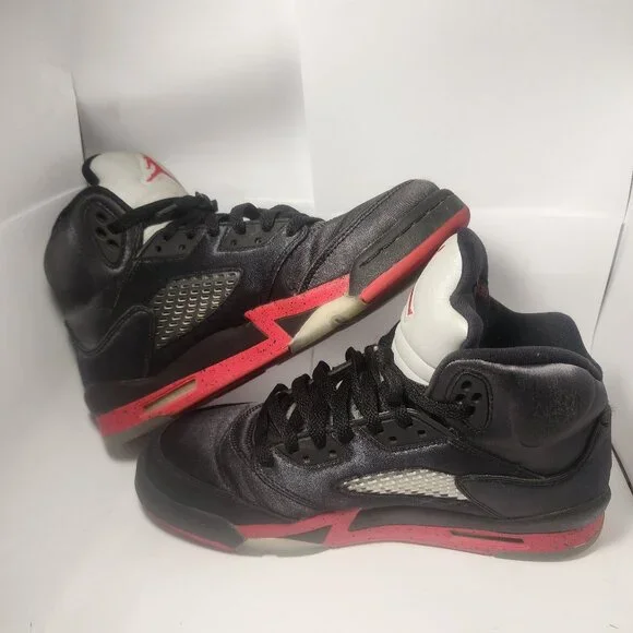 Jordan 5 Retro Satin Bred (GS 7Y) - Picture 4 of 8